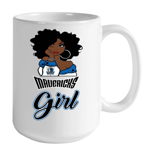 Dallas Mavericks Girl NBA Color Changing Mug 15oz 2