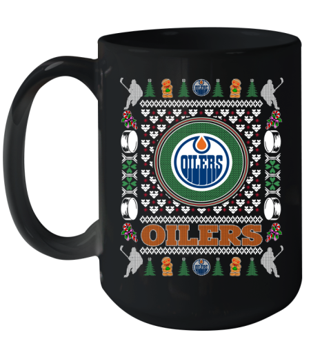 Edmonton Oilers Merry Christmas NHL Hockey Loyal Fan Ceramic Mug 15oz