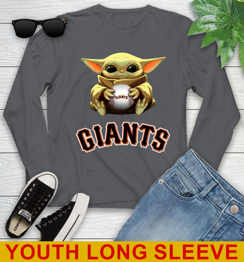 MLB Baseball San Francisco Giants Star Wars Baby Yoda Shirt 130