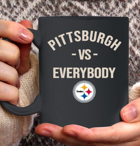 Pittsburgh Steelers Vs Everybody Ceramic Mug 11oz 2