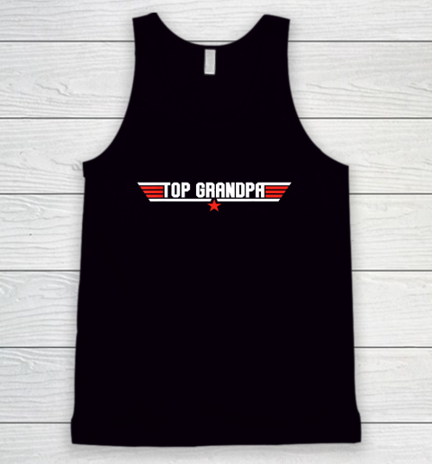 Top Grandpa Funny Cool 80s 80's Grandfather Father's Day Tank Top