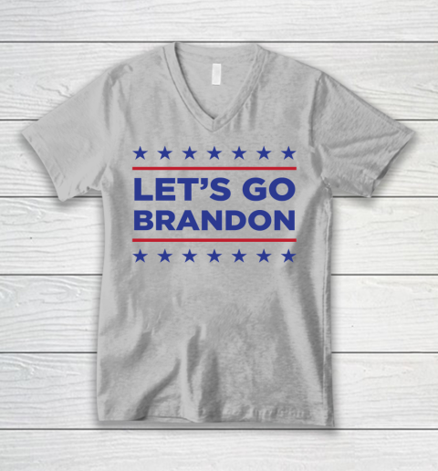 Let's Go Brandon V-Neck T-Shirt 2