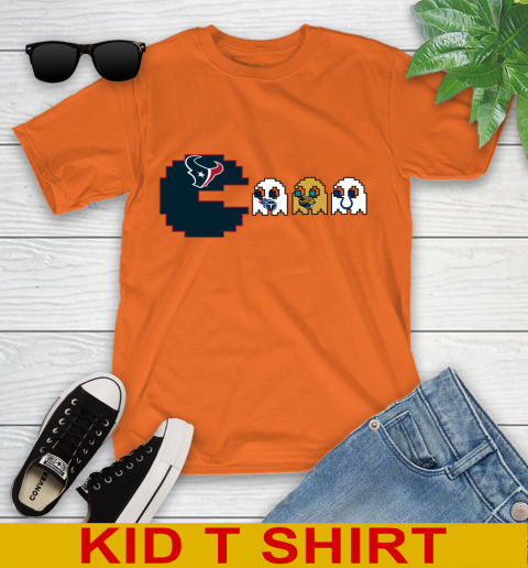 Houston Texans NFL Football Pac Man Champion Youth T-Shirt 7
