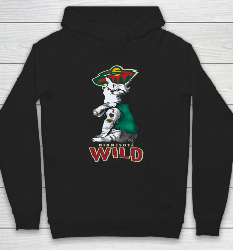 NHL My Cat Loves Minnesota Wild Hockey Hoodie