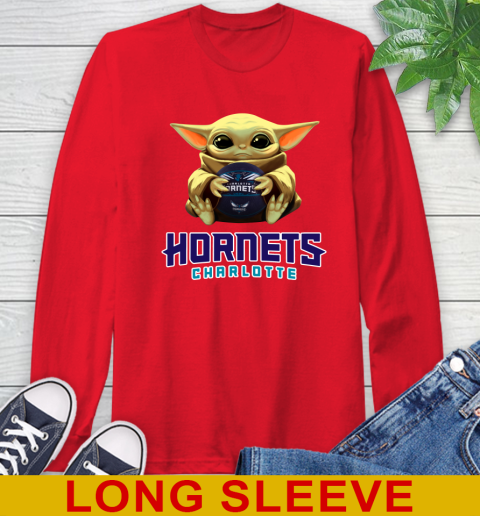 NBA Basketball Charlotte Hornets Star Wars Baby Yoda Shirt 67