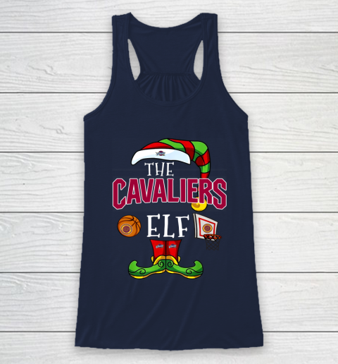 Cleveland Cavaliers Christmas ELF Funny NBA Racerback Tank 8