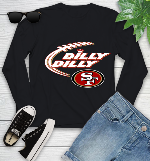 NFL San Francisco 49ers Dilly Dilly Football Sports Youth Long Sleeve 2