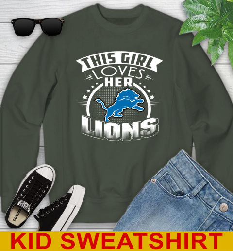 Detroit Lions NFL Football This Girl Loves Her Team 116