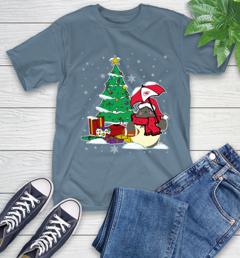 Kansas City Chiefs NFL Football Cute Tonari No Totoro Christmas Sports T-Shirt 8