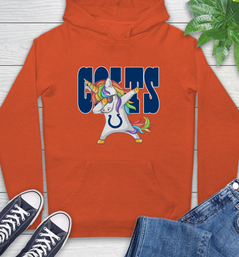 Indianapolis Colts NFL Football Funny Unicorn Dabbing Sports Hoodie 5