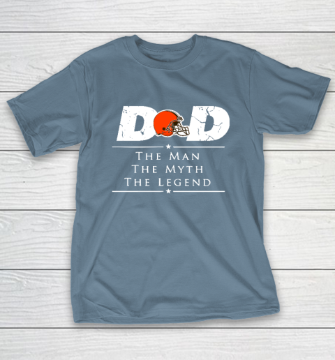 Cleveland Browns NFL Football Dad The Man The Myth The Legend T-Shirt 6