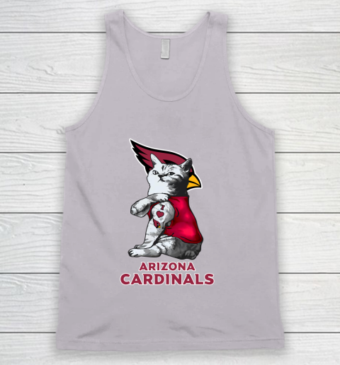 NFL Football My Cat Loves Arizona Cardinals Tank Top 3