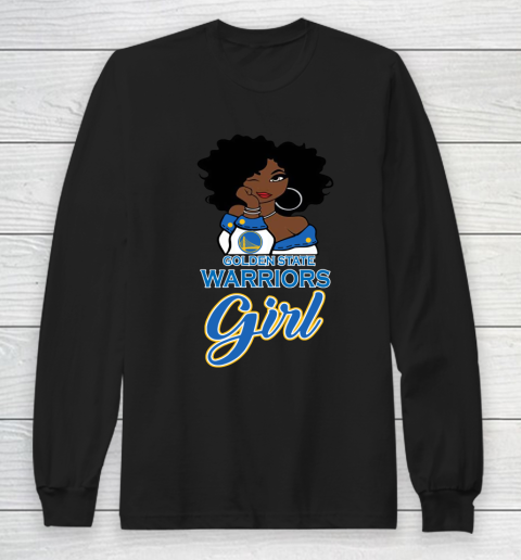 Golden State Warriors Girl NBA Long Sleeve T-Shirt