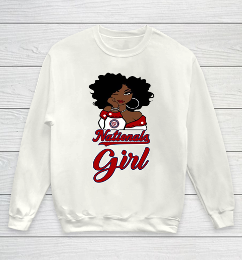 Washington Nationalss Girl MLB Youth Sweatshirt 2