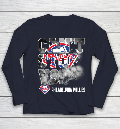 MLB Philadelphia Phillies Baseball Can't Stop Vs Phillies Youth Long Sleeve 2