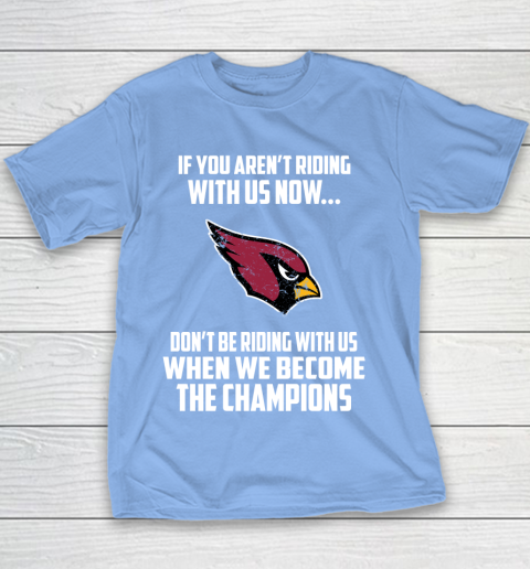 NFL Arizona Cardinals Football We Become The Champions Youth T-Shirt 8