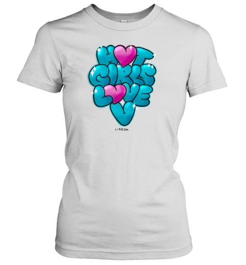 Lizeok Hot Girls Love V Women's T