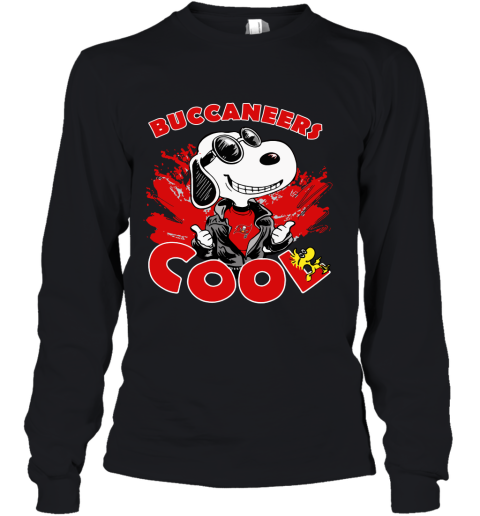 Tampa Bay Buccaneers Snoopy Joe Cool We're Awesome Youth Long Sleeve