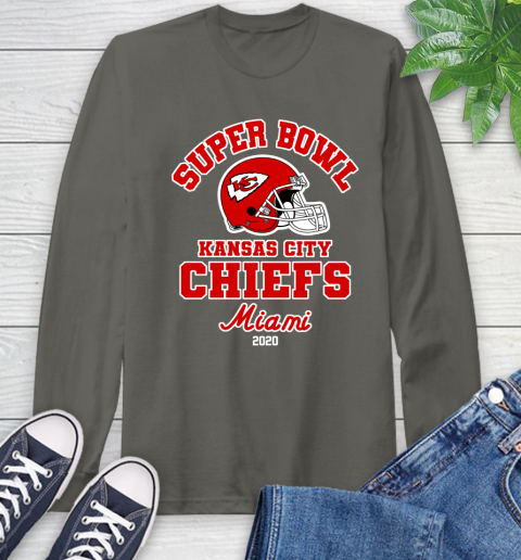 Kansas City Chiefs Super Bowl Champion Miami Logo 2020 NFL Shirts 63