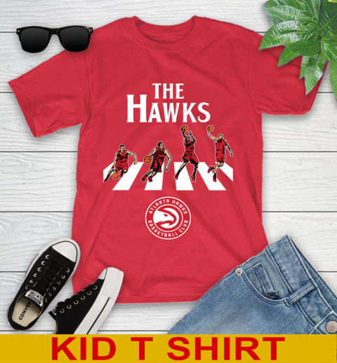 NBA Basketball Atlanta Hawks The Beatles Rock Band Shirt Youth T-Shirt 11