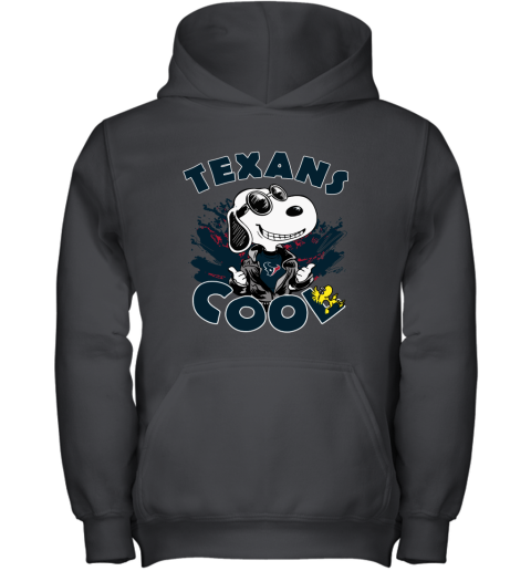 Houston Texans Snoopy Joe Cool We're Awesome Youth Hoodie