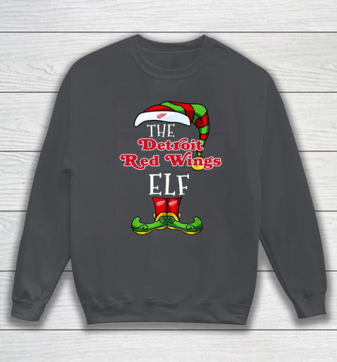 Detroit Red Wings Christmas ELF Funny NHL Sweatshirt 4