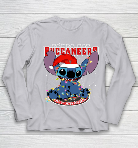 Tampa Bay Buccaneers NFL Football noel stitch Christmas Youth Long Sleeve 3