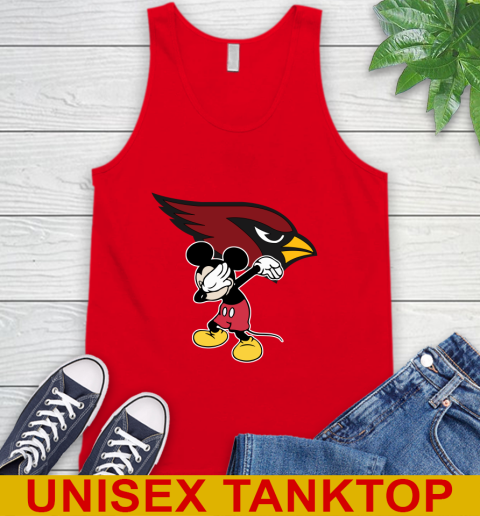 Arizona Cardinals NFL Football Dabbing Mickey Disney Sports Tank Top 6
