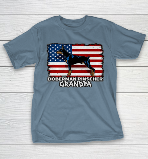 Grandpa Funny Gift Apparel  Mens Doberman Pinscher Grandpa T-Shirt 16