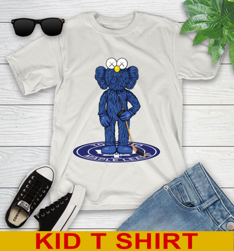 NHL Hockey Toronto Maple Leafs Kaws Bff Blue Figure Shirt Youth T-Shirt 12