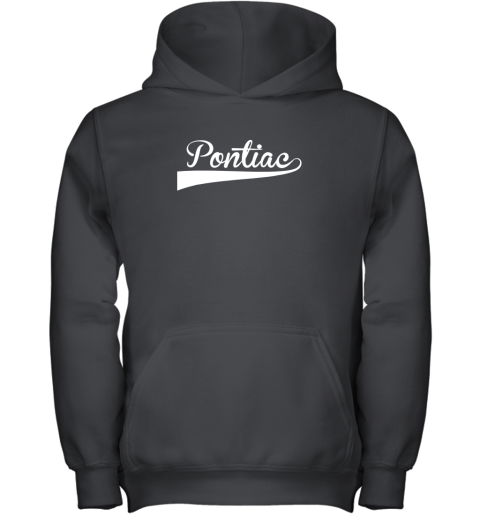 PONTIAC Baseball Styled Jersey Shirt Softball Youth Hoodie