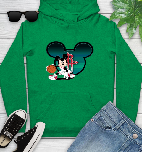 NBA Houston Rockets Mickey Mouse Disney Basketball Youth Hoodie 7