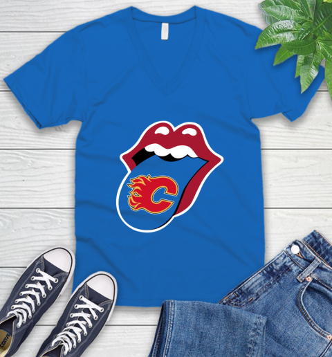 Calgary Flames NHL Hockey Lips I Root For My Team Adoring Fan 54