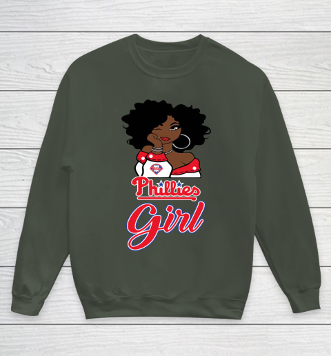 Philadelphia Philliess Girl MLB Youth Sweatshirt 10