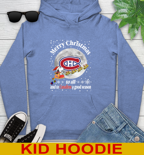 Montreal Canadiens Merry Christmas To All And To Canadiens A Good Season NHL Hockey Sports Youth Hoodie 12