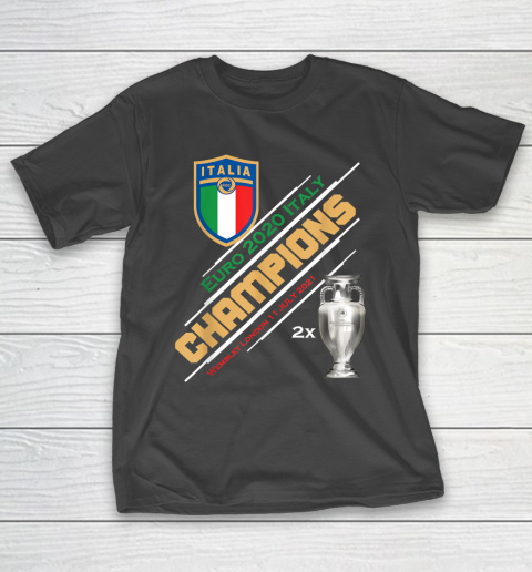 Italy Champions 2020 Euro Forza Azzurri Italia Football T-Shirt