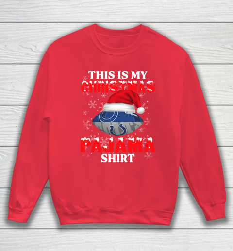 Indianapolis Colts This Is My Christmas Pajama Shirt NFL Sweatshirt 7