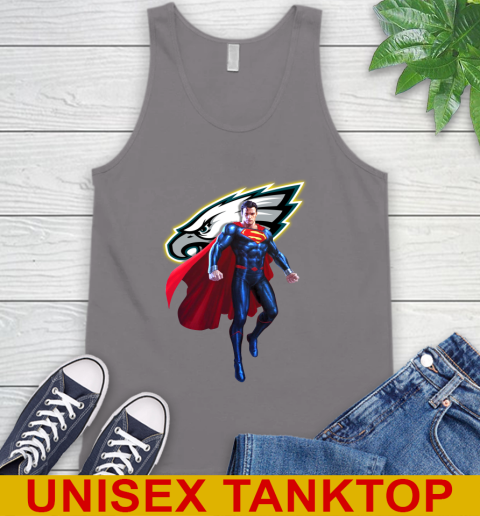 NFL Superman DC Sports Football Philadelphia Eagles Tank Top 7