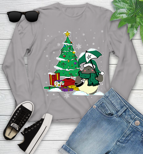 Dallas Stars NHL Hockey Cute Tonari No Totoro Christmas Sports Youth Long Sleeve 5