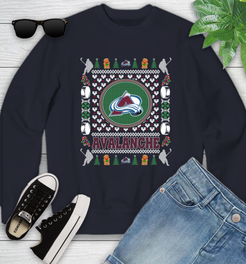 Colorado Avalanche Merry Christmas NHL Hockey Loyal Fan Ugly Shirt 116