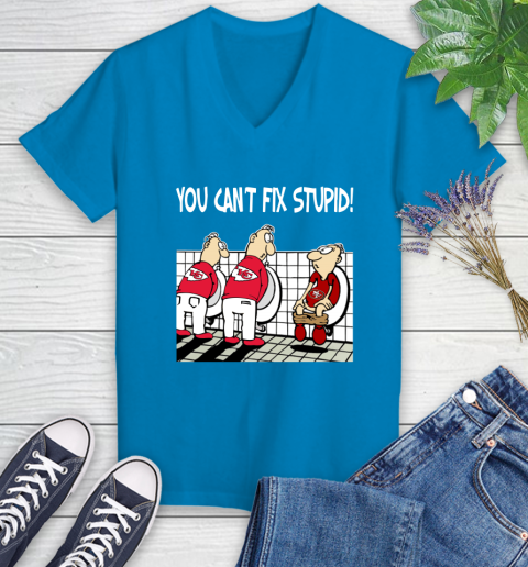You Can't Fix Stupid Funny Kansas City Chiefs NFL Shirts 76