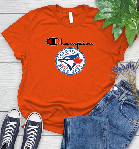 MLB Baseball Toronto Blue Jays Champion Shirt Women s T Shirt Tee For Sports