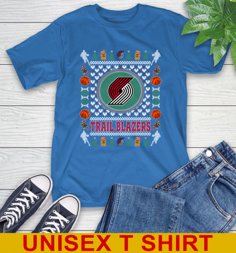Portland Trail Blazers Merry Christmas NBA Basketball Loyal Fan T-Shirt 11