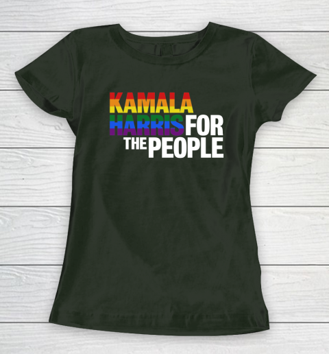 Kamala Harris 2020 for the People LGBT Women's T-Shirt 4