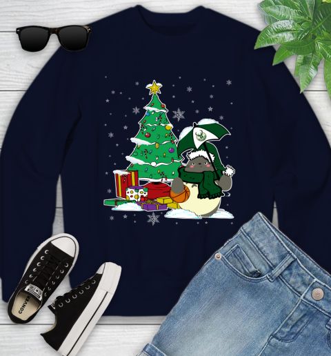 Milwaukee Bucks NBA Basketball Cute Tonari No Totoro Christmas Sports Youth Sweatshirt 2