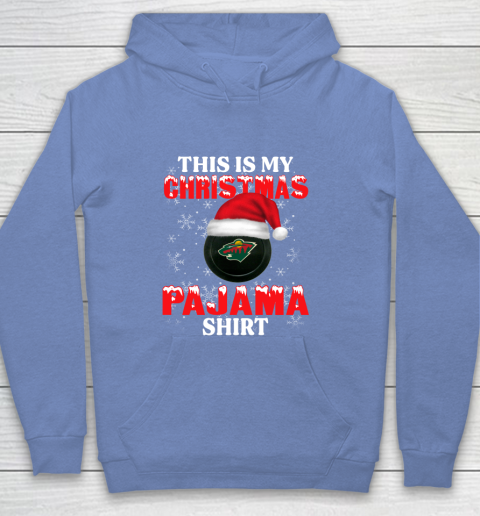 Minnesota Wild This Is My Christmas Pajama Shirt NHL Youth Hoodie 8