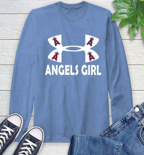 MLB Los Angeles Angels Under Armour Baseball Sports Long Sleeve T-Shirt 12
