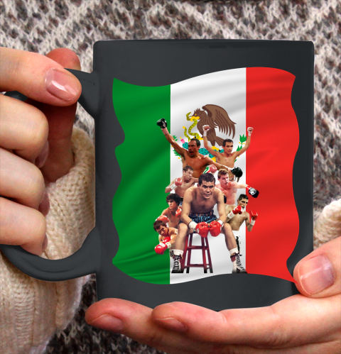Canelo Alvarez World Champion Mexico Flag Ceramic Mug 11oz