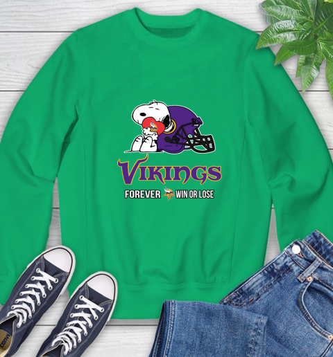NFL The Peanuts Movie Snoopy Forever Win Or Lose Football Minnesota Vikings 30