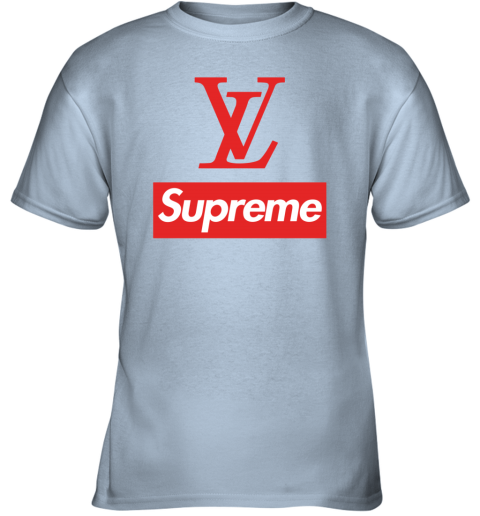supreme lv shirt red